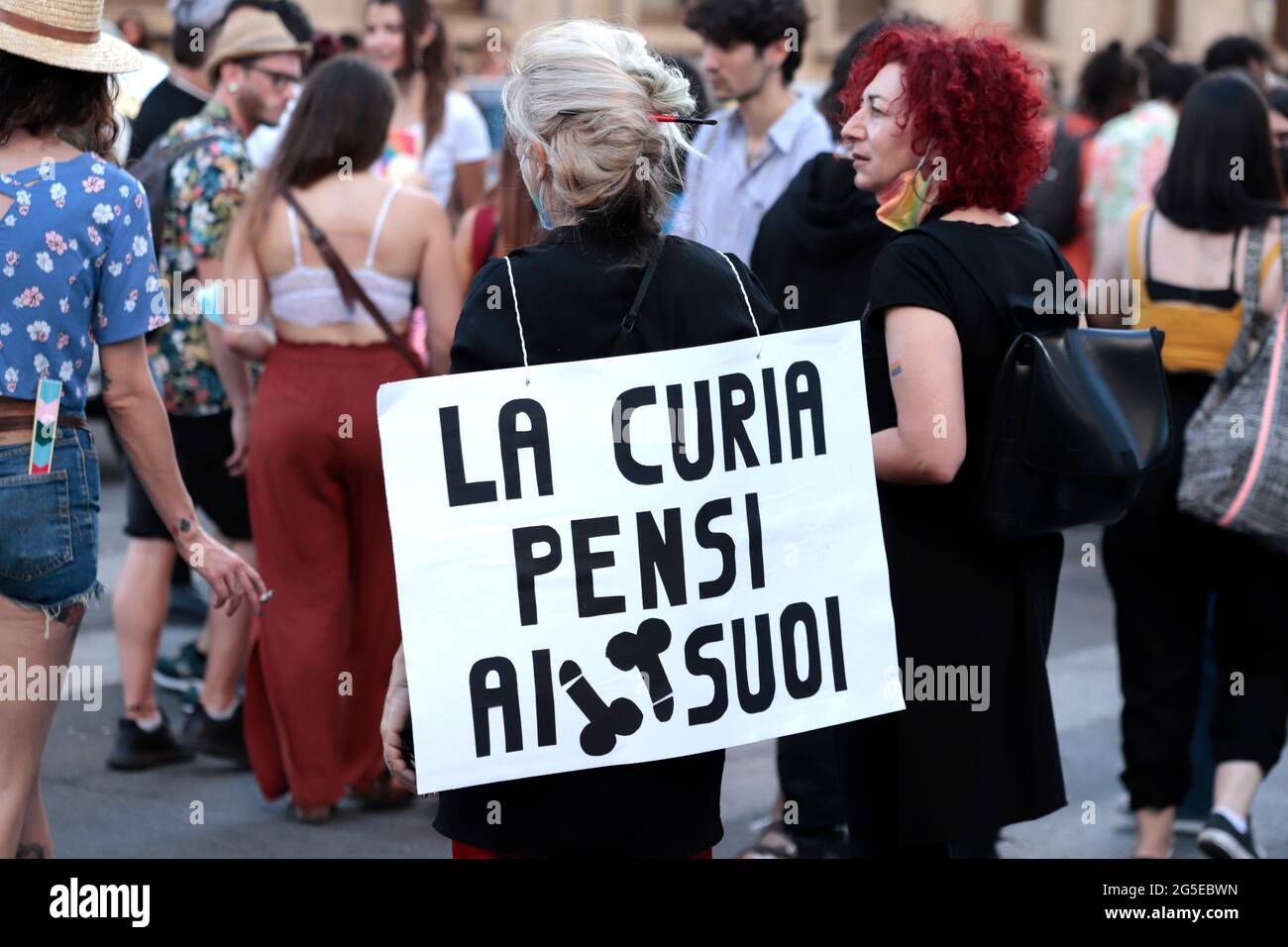 Roma - Piazza Vittorio - Gay Pride Foto Stock