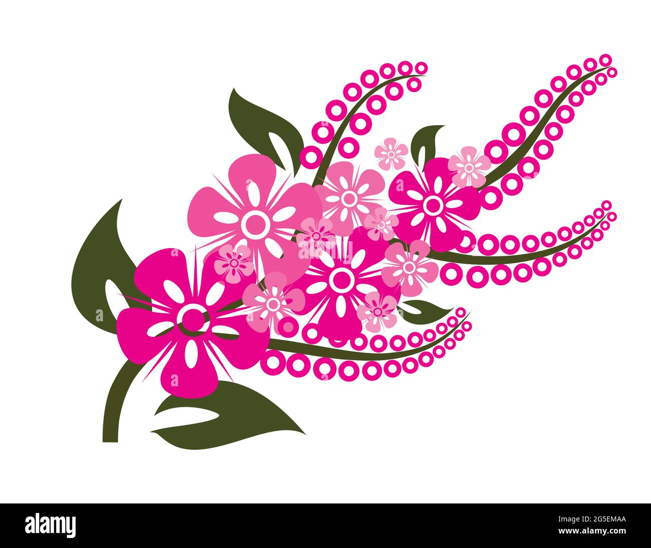 Vettori di fiori vari - Fiori colorati vettore PNG trasparente Illustrazione Vettoriale