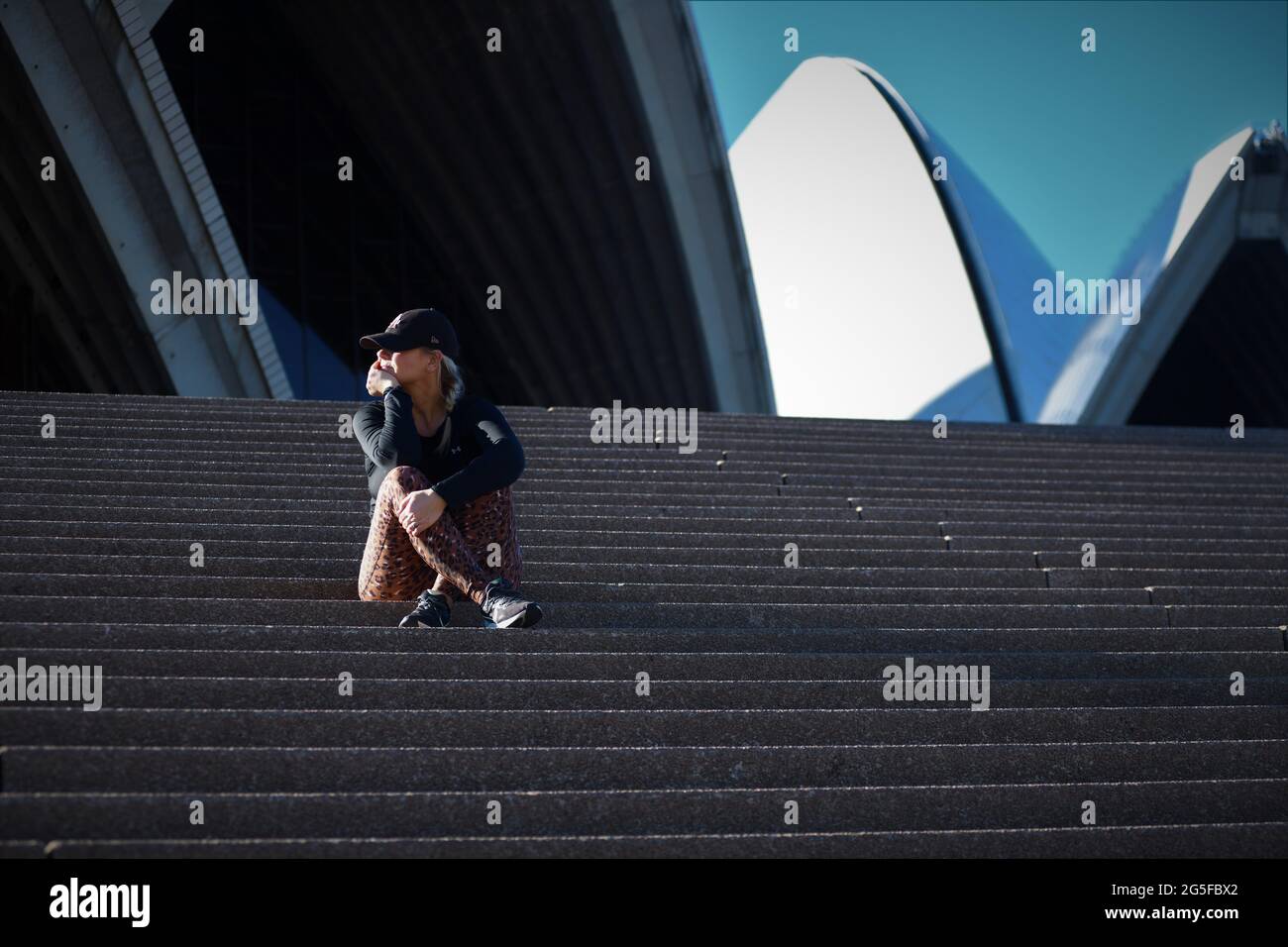 Sydney Covid Lockdown 27 giugno 2021 Foto Stock