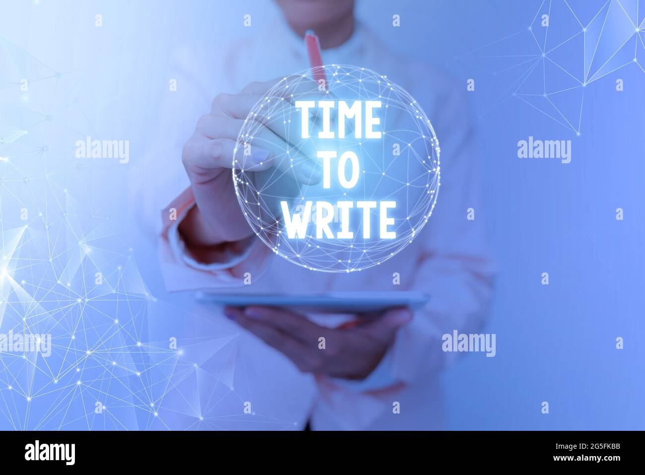 Ispirazione che mostra il tempo di scrittura del segno. Internet Concept per registrare qualcosa o esprimere un'idea in carta o libro Inspirational tecnologia di business Foto Stock