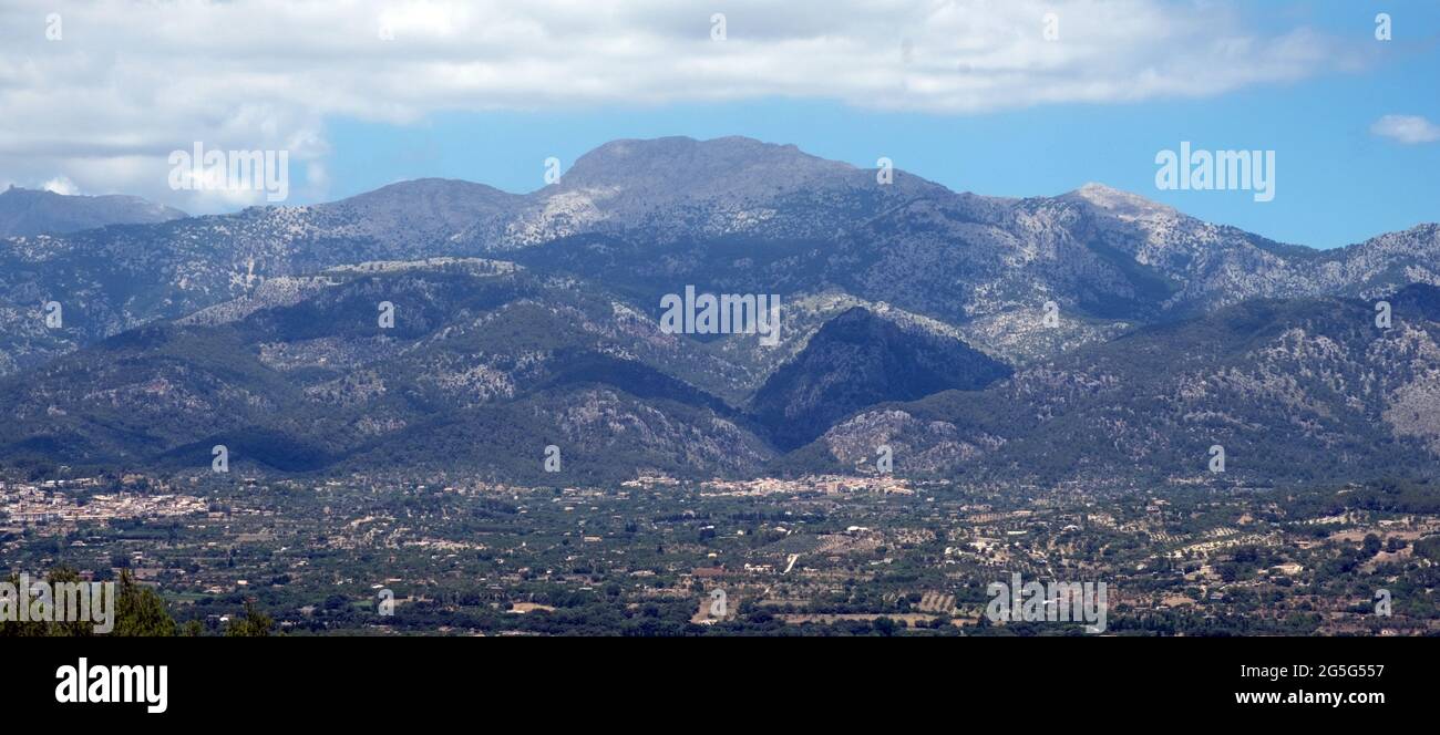 Puig de Santa Magdalena, Maiorca, Isole Baleari Foto Stock