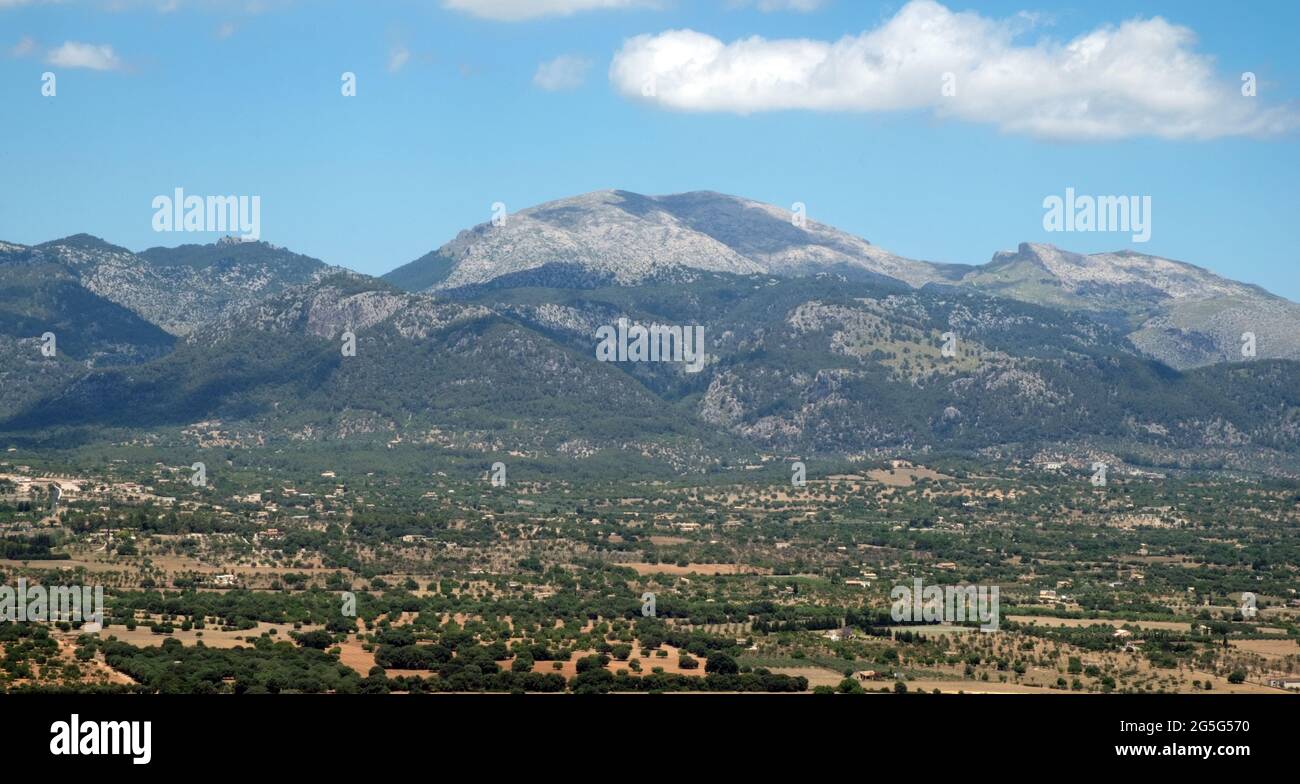 Puig de Santa Magdalena, Maiorca, Isole Baleari Foto Stock