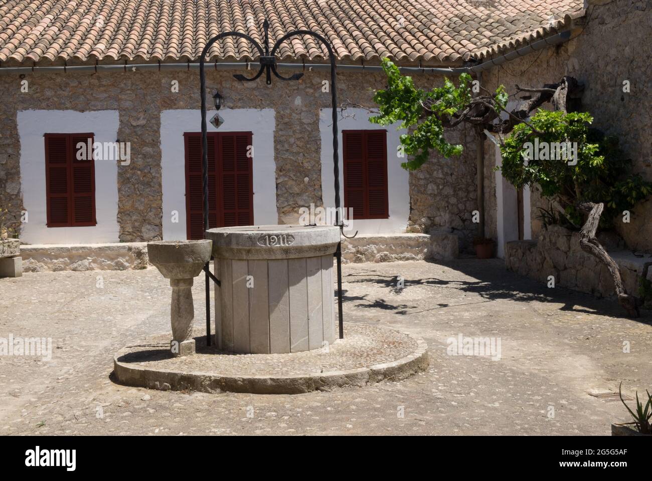 Puig de Santa Magdalena, Maiorca, Isole Baleari Foto Stock