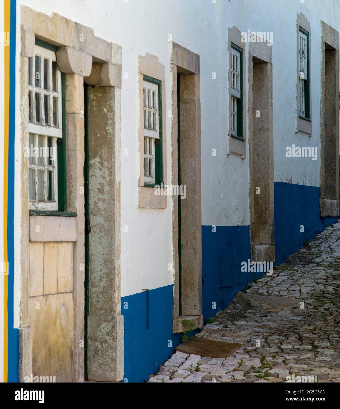 Óbidos, PORTOGALLO - GIUGNO 23 2018 : Via di Óbidos. Foto Stock