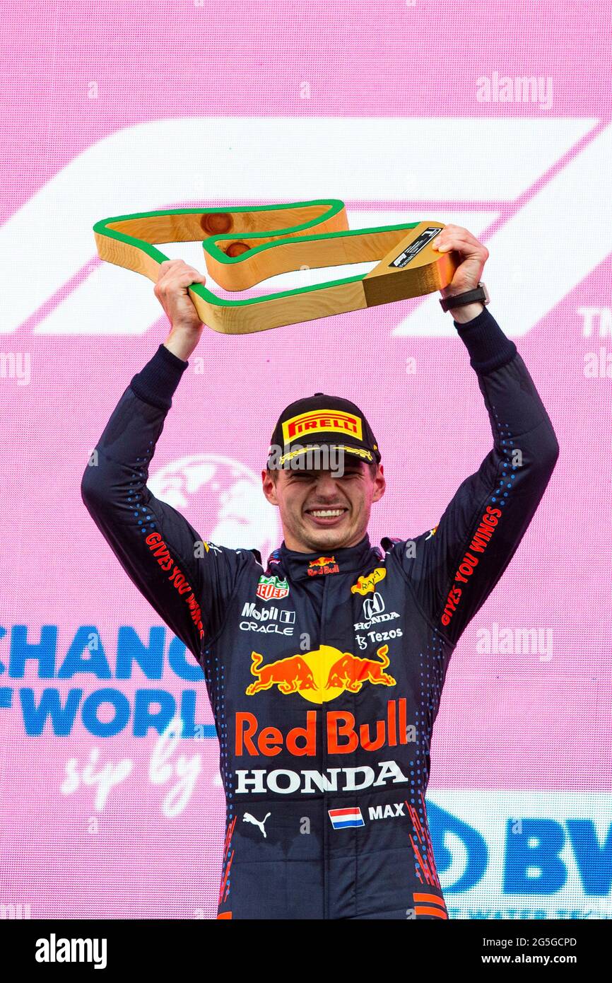 Spielberg, Austria. 27 Giugno 2021. 33 Max Verstappen (NED, Red Bull Racing), Gran Premio di F1 della Stiria al Red Bull Ring il 27 giugno 2021 a Spielberg, Austria. (Foto di HOCH ZWEI) Credit: dpa/Alamy Live News Foto Stock