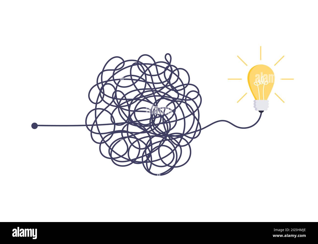 Un modo semplice e complesso dall'inizio all'idea. Caos semplificazione, risoluzione dei problemi e soluzioni aziendali idea di ricerca concetto vettore illustrazione. Illustrazione Vettoriale Un modo semplice e complesso dall'inizio all'idea. Caos semplificazione, risoluzione dei problemi e soluzioni aziendali idea di ricerca concetto vettore illustrazione. Illustrazione Vettoriale