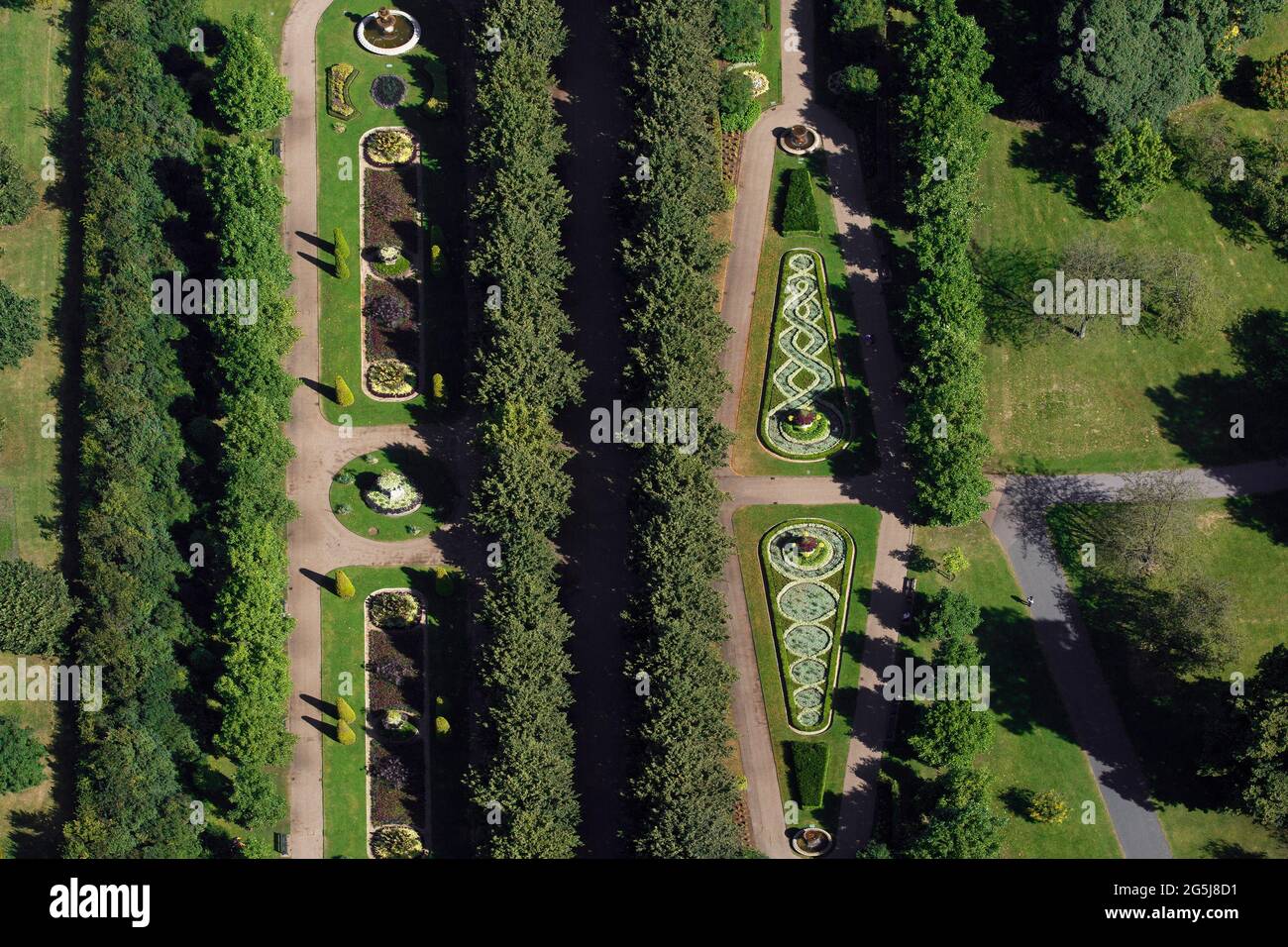 Regno Unito, Londra, vista aerea di Regents Park Foto Stock