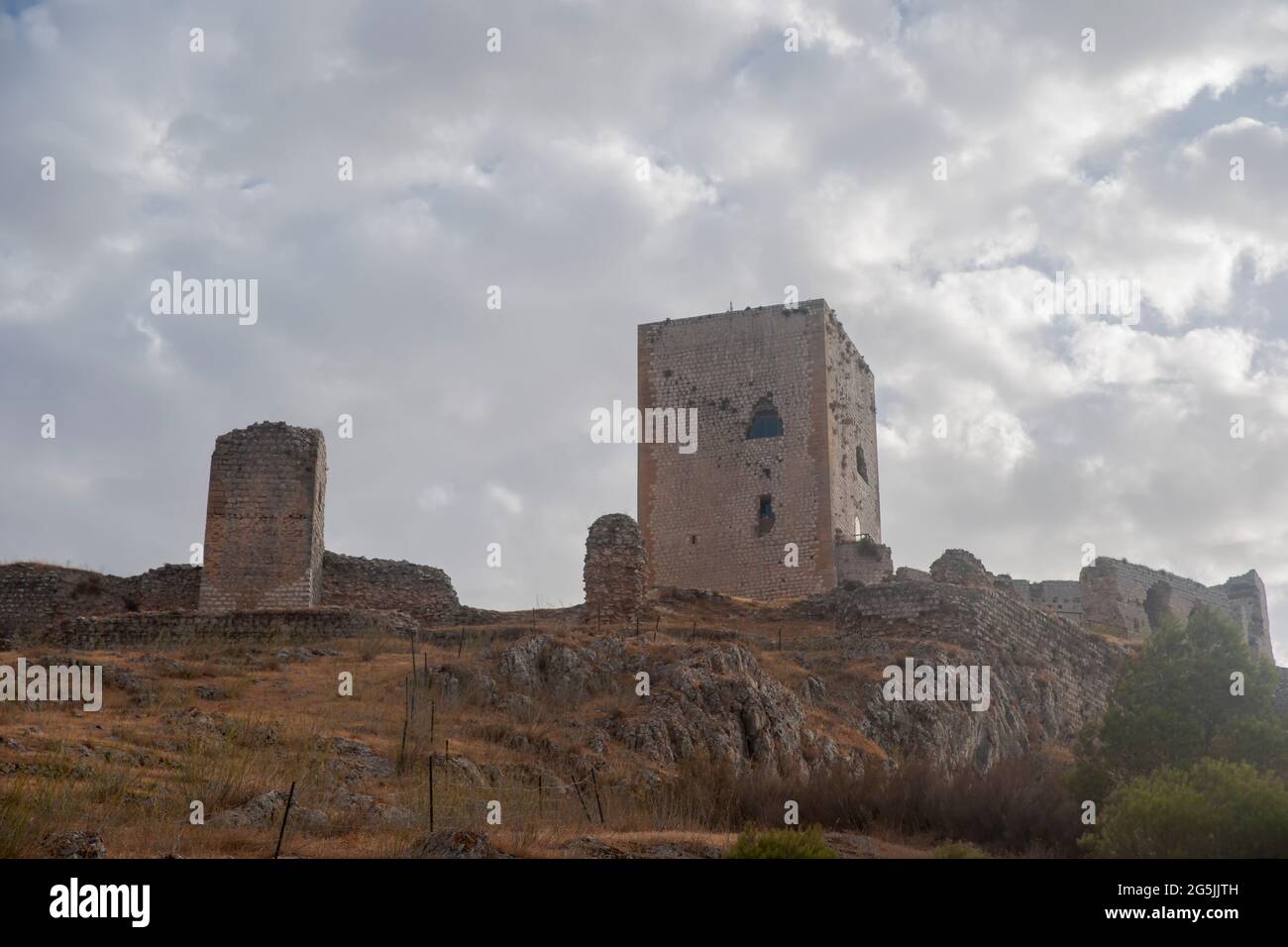 Castelli in provincia di Malaga, Teba, comarca del guadalteba, Andalusia Foto Stock