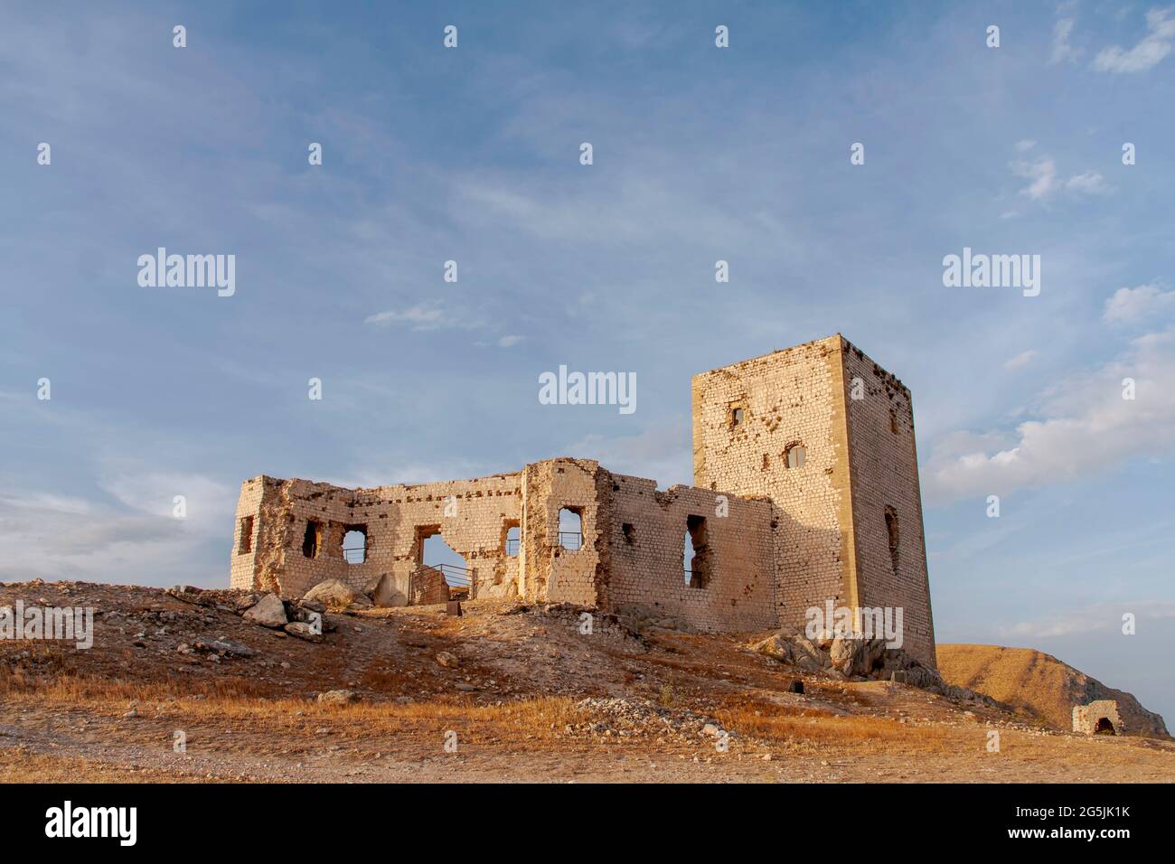 Castelli in provincia di Malaga, Teba, comarca del guadalteba, Andalusia Foto Stock