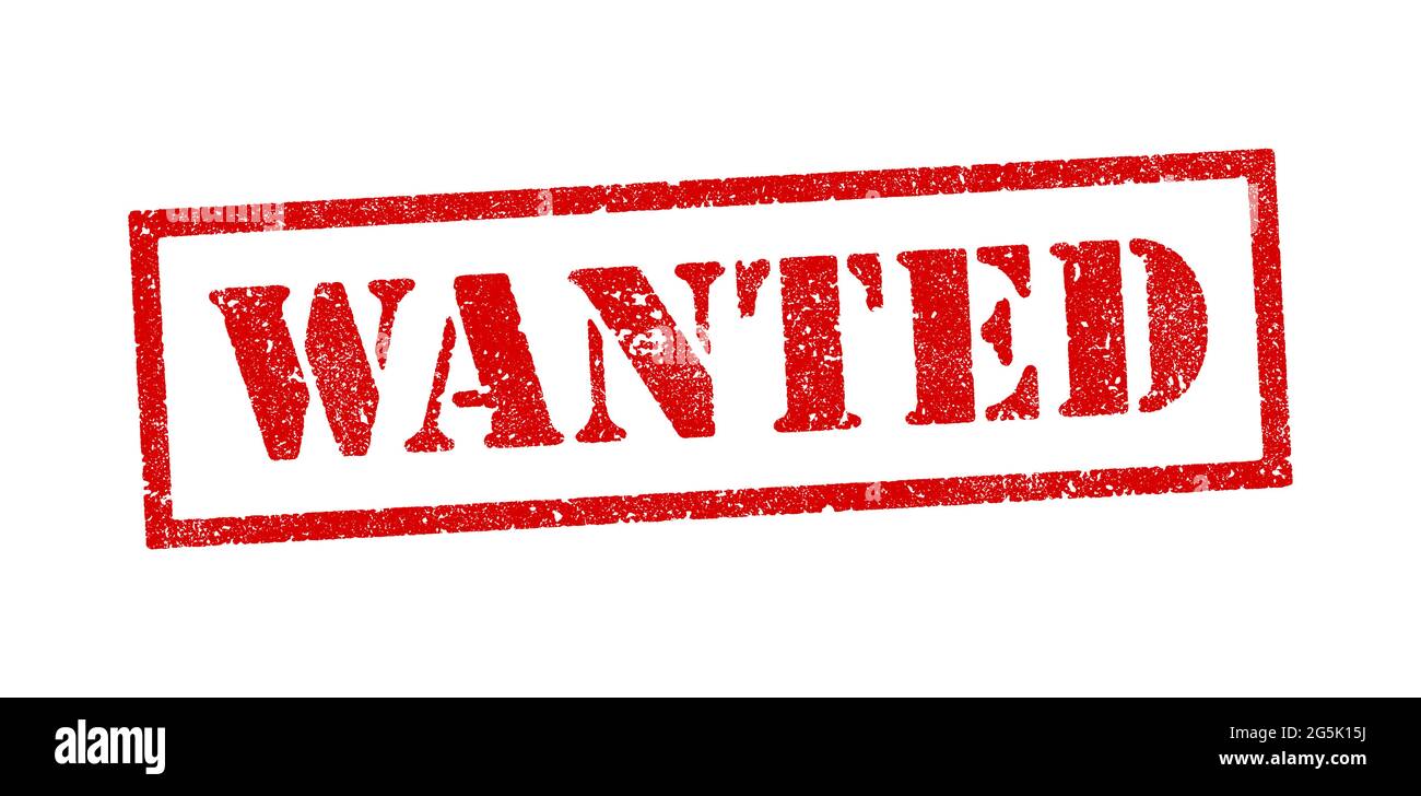 Illustrazione vettoriale della parola desiderata nei timbri con inchiostro rosso Illustrazione Vettoriale