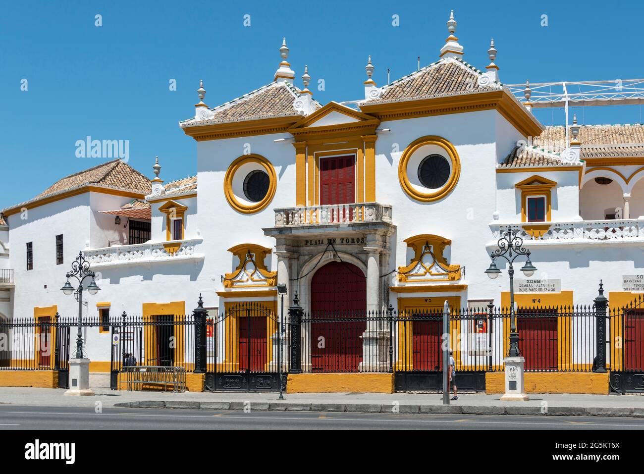 Plaza de Toros, Siviglia, Andalusia, Spagna, Europa Foto Stock