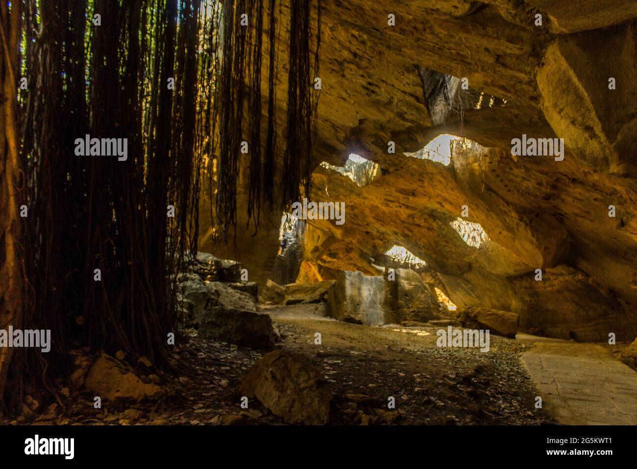 Grotte di Naida, Diu in giornata Foto Stock