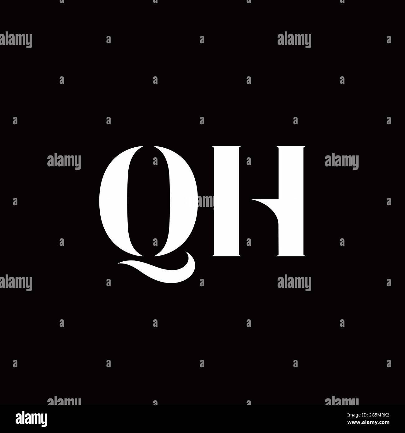 Logo Letter iniziale Logo modello con sfondo oro e nero, icona vettoriale moderno Illustrazione Vettoriale