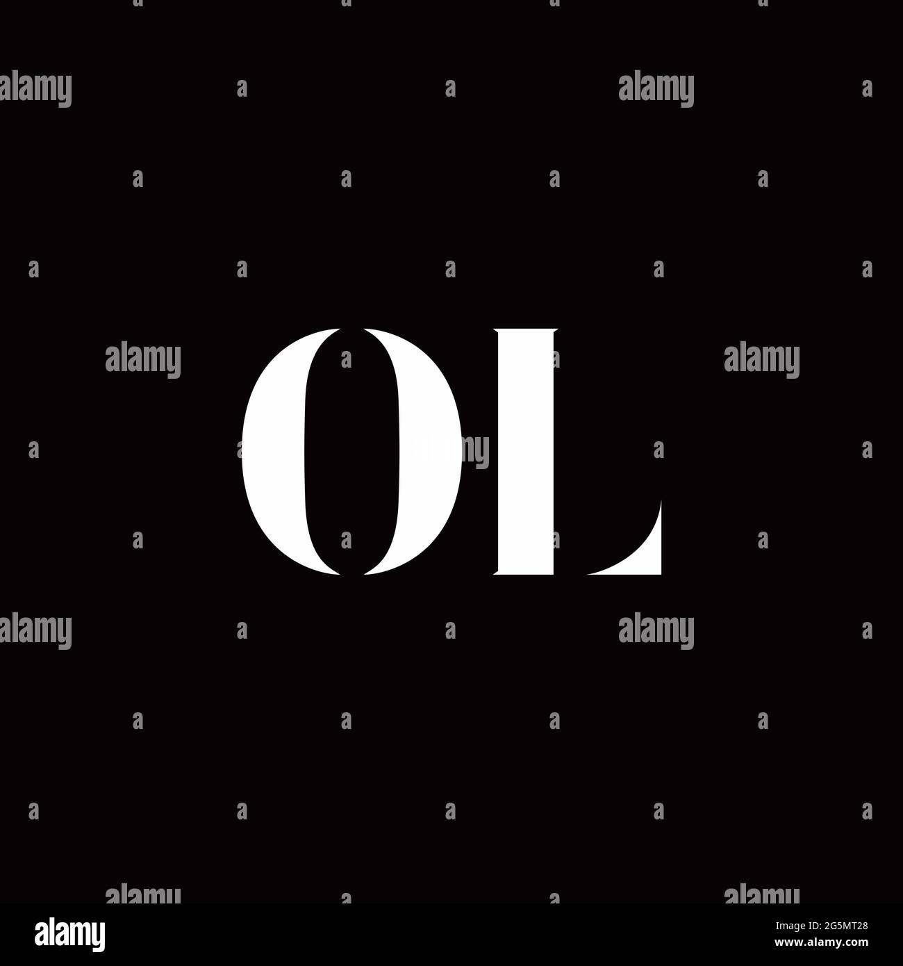 Logo Letter iniziale Logo modello con sfondo oro e nero, icona vettoriale moderno Illustrazione Vettoriale