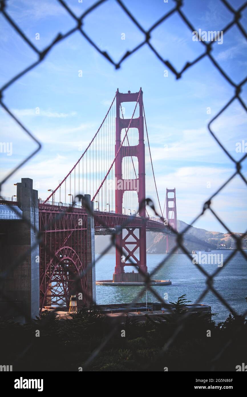 Golden Gate Bridge , San Francisco Foto Stock