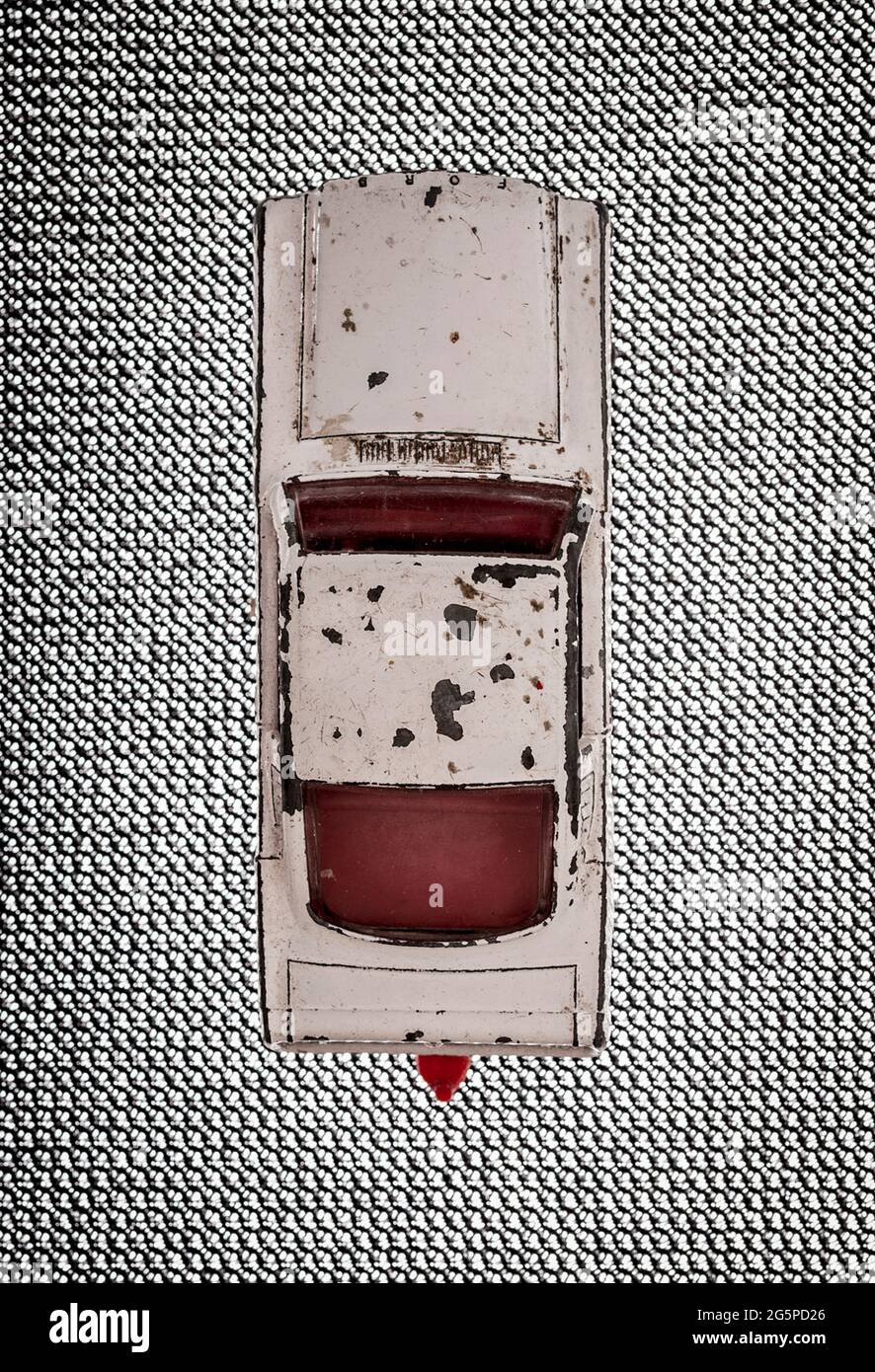 Spielzeug-Auto der 70er Jahre, Hersteller Matchbox/Lesney. Foto Stock