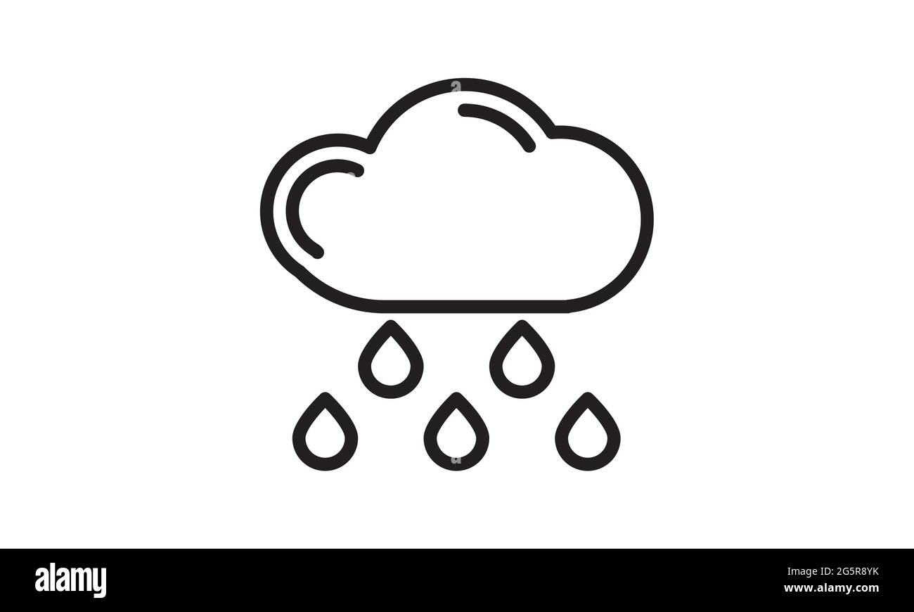 Icona vettore HailStorm su sfondo bianco. Simbolo dell'icona flat vector hailstorm della moderna collezione di meteorologia per concept mobile e applicazioni web Illustrazione Vettoriale