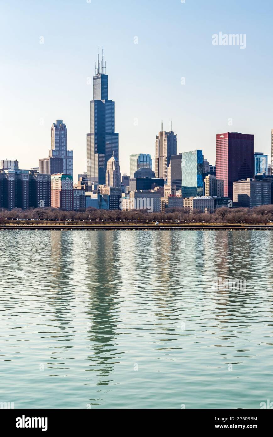 Chicago, Illinois / USA - Chicago Skyline Foto Stock