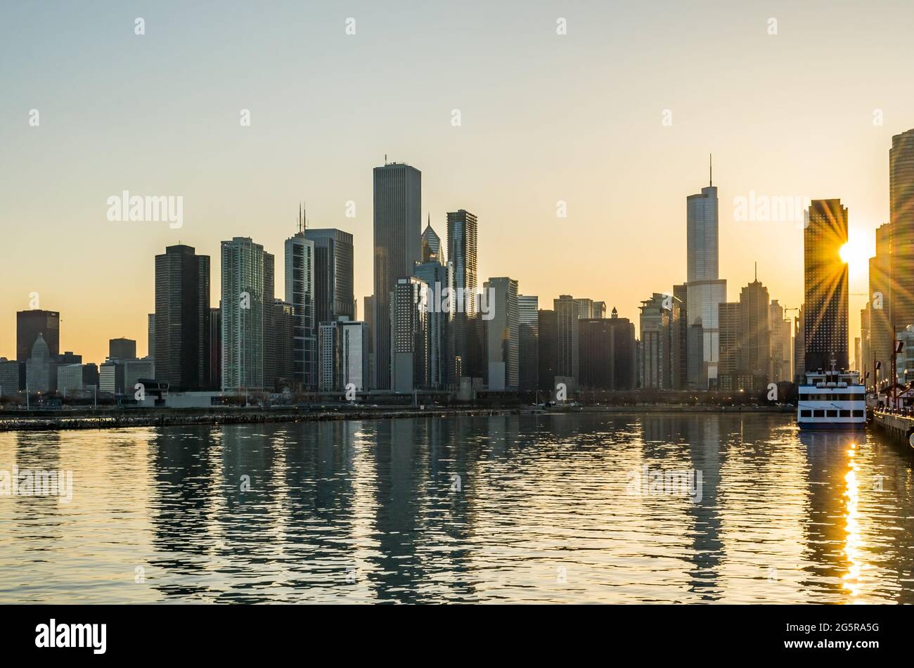 Chicago, Illinois / USA - Chicago Skyline Foto Stock