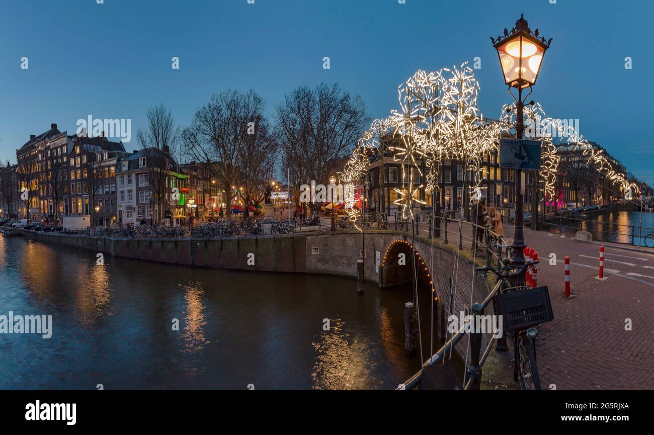 Amsterdam Light Festival Foto Stock