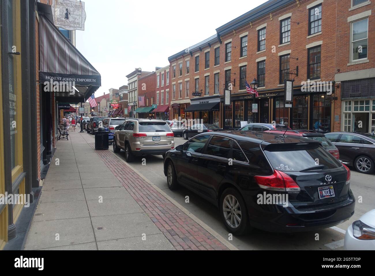 Galina Illinois offre l'opportunità di rallentare, tornare indietro nel tempo e rilassarsi il tutto a breve distanza in auto da Chicago Foto Stock