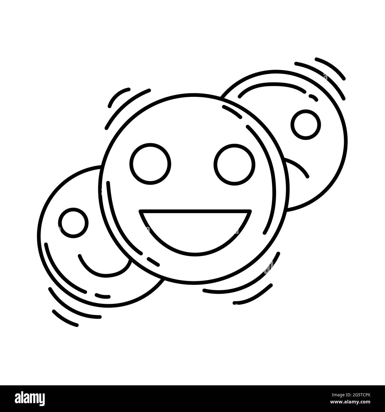 Icona feedback eCommerce. Set di icone disegnate a mano, nero contorno, icona doodle, disegno di icone vettoriali. Illustrazione Vettoriale