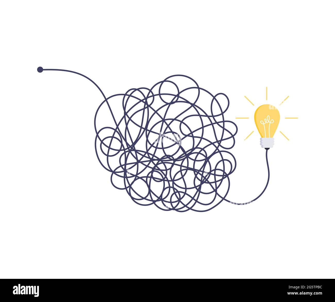 Un modo semplice e complesso dall'inizio all'idea. Caos semplificazione, risoluzione dei problemi e soluzioni aziendali idea di ricerca concetto vettore illustrazione. Illustrazione Vettoriale Un modo semplice e complesso dall'inizio all'idea. Caos semplificazione, risoluzione dei problemi e soluzioni aziendali idea di ricerca concetto vettore illustrazione. Illustrazione Vettoriale