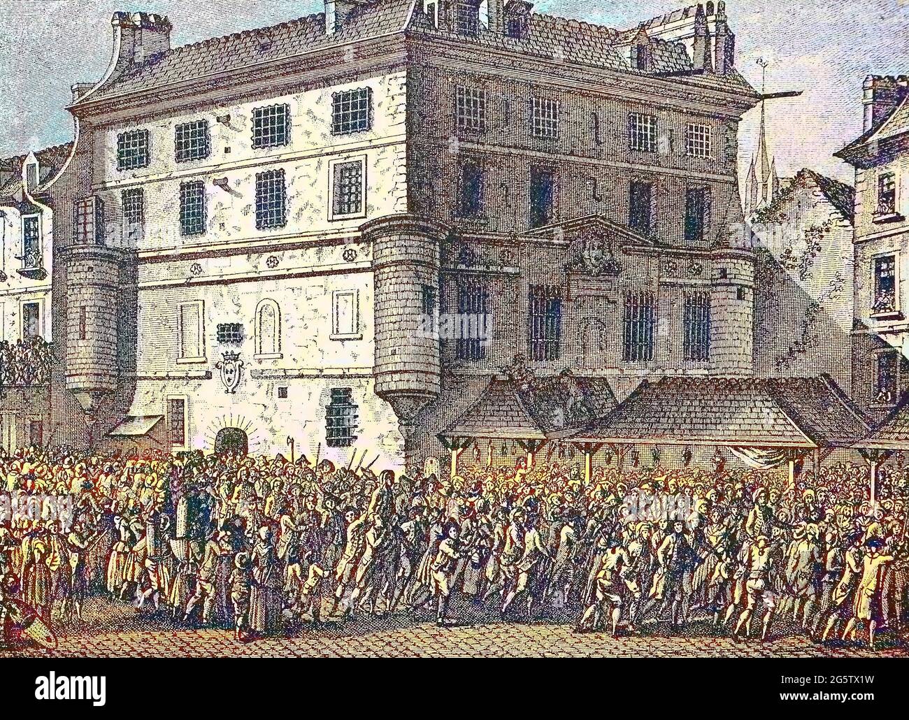 1789 ausbruch der revolution immagini e fotografie stock ad alta