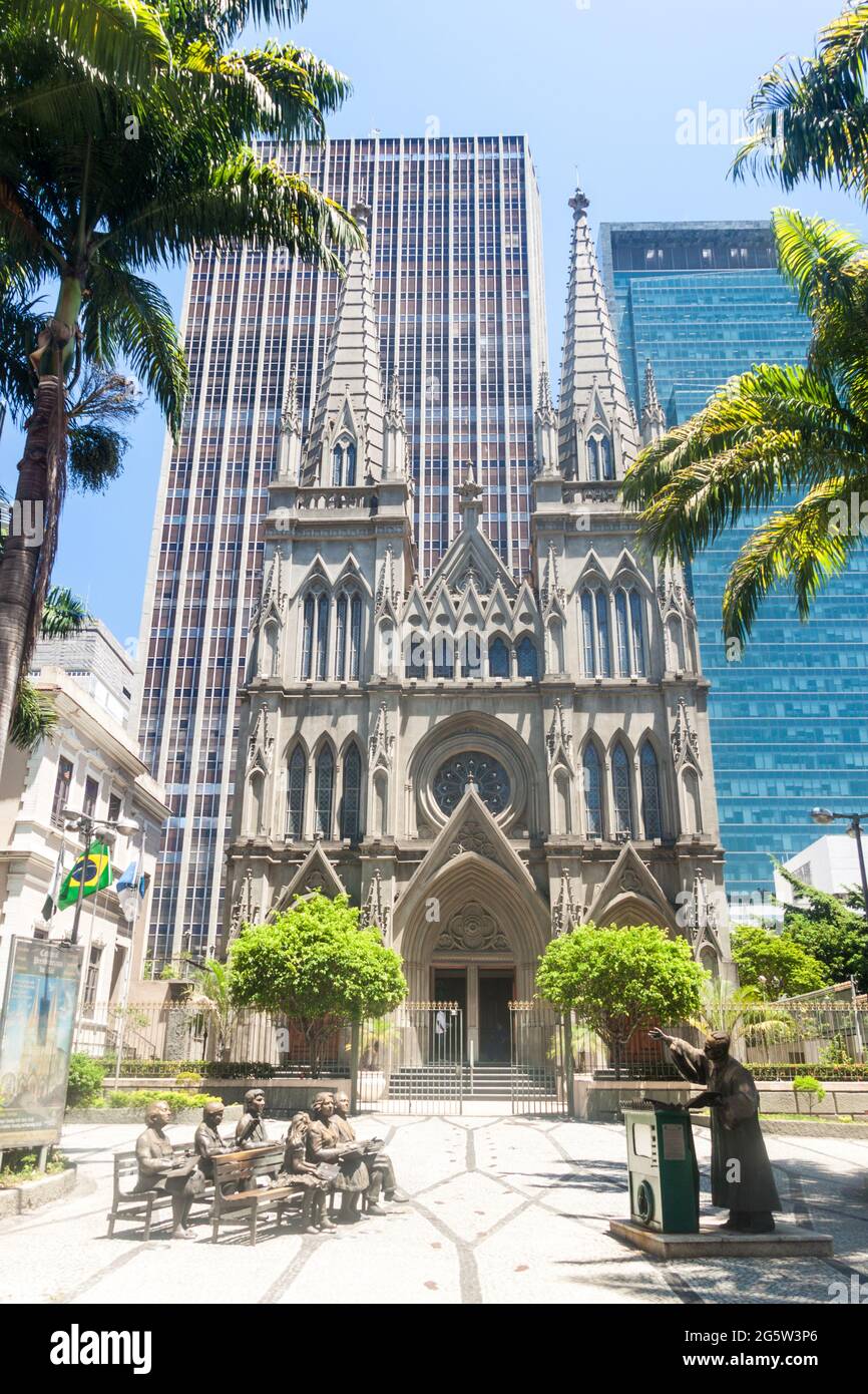 RIO DE JANEIRO, BRASILE - 28 GENNAIO 2015: Cattedrale presbiteriana di Rio de Janeiro Foto Stock