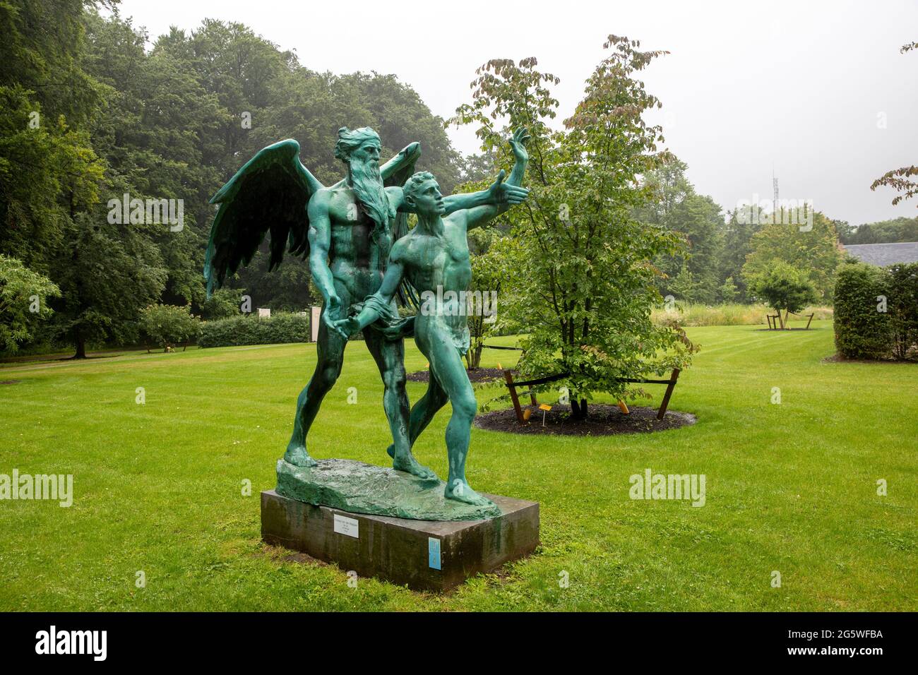 L'illustrazione raffigura i giardini botanici nazionali belgi recentemente rinnovati a Meise, mercoledì 30 giugno 2021. BELGA FOTO HATIM KAGHAT Foto Stock