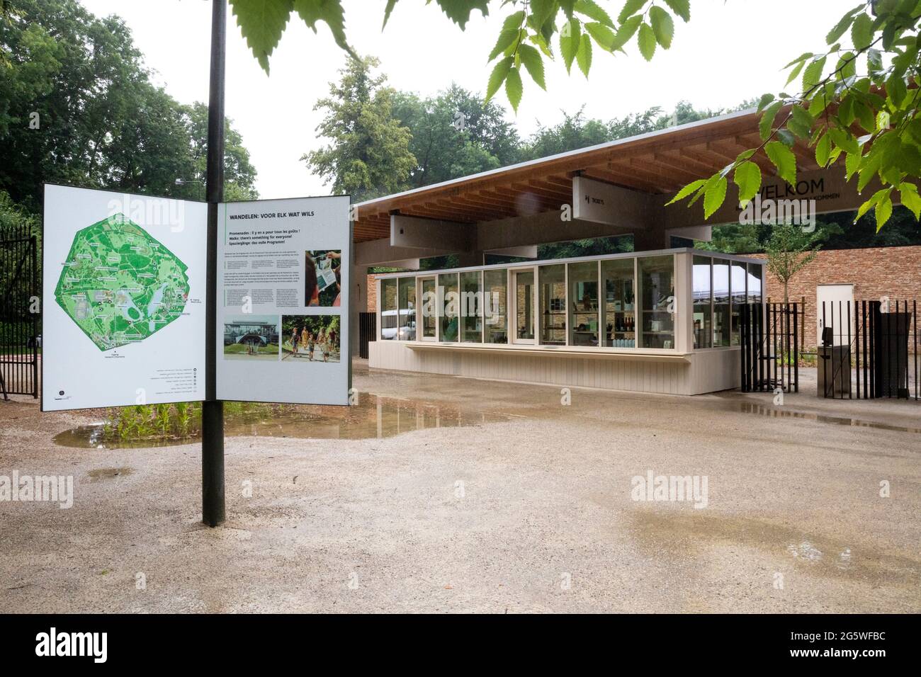 L'illustrazione raffigura i giardini botanici nazionali belgi recentemente rinnovati a Meise, mercoledì 30 giugno 2021. BELGA FOTO HATIM KAGHAT Foto Stock