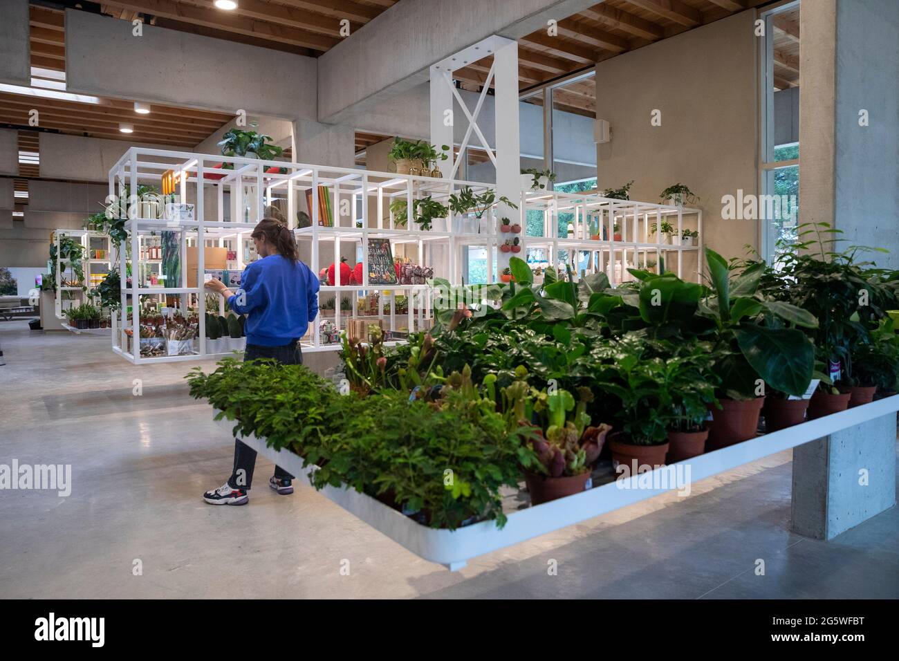 L'illustrazione raffigura i giardini botanici nazionali belgi recentemente rinnovati a Meise, mercoledì 30 giugno 2021. BELGA FOTO HATIM KAGHAT Foto Stock