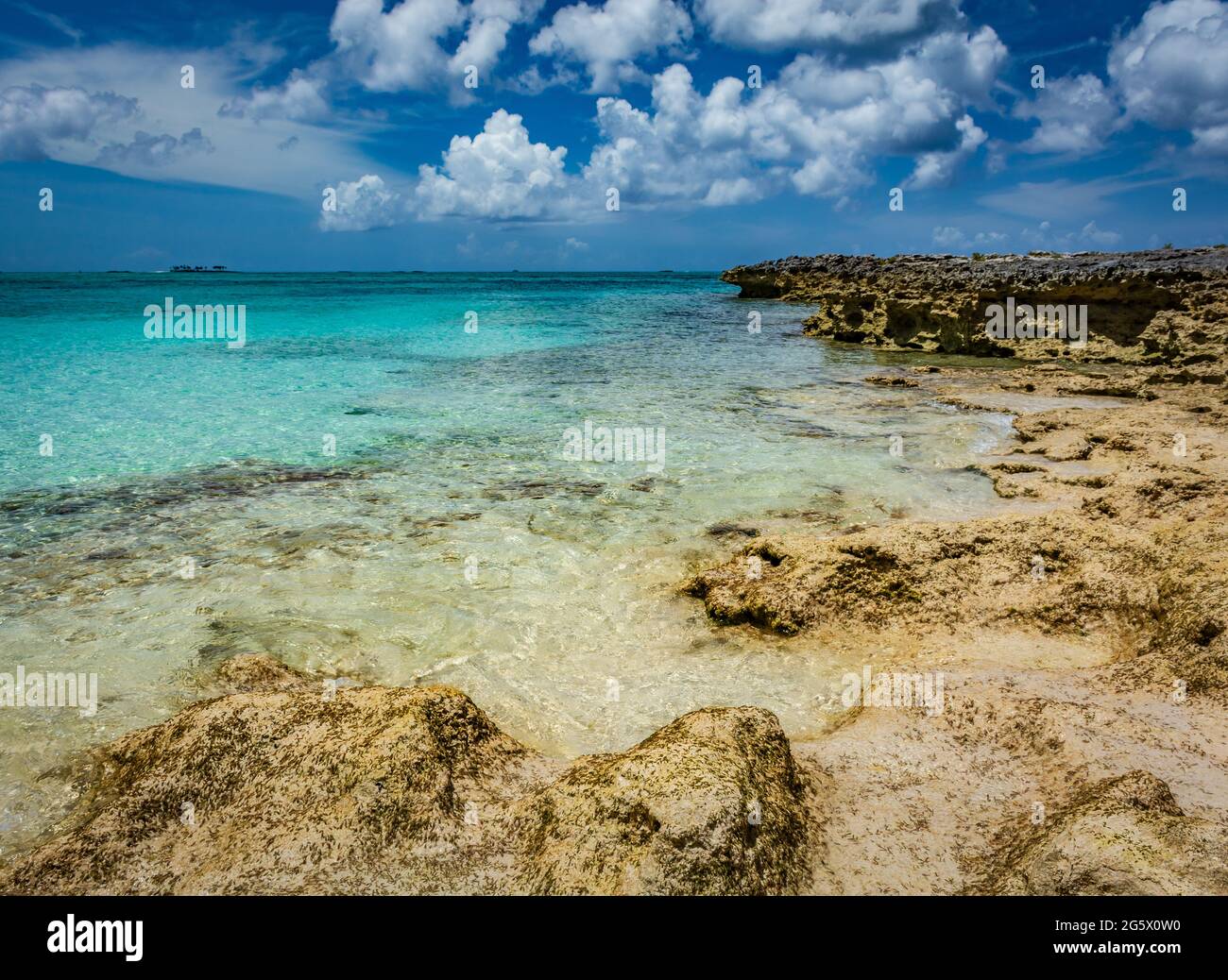 Scenari tropicali caraibici Foto Stock