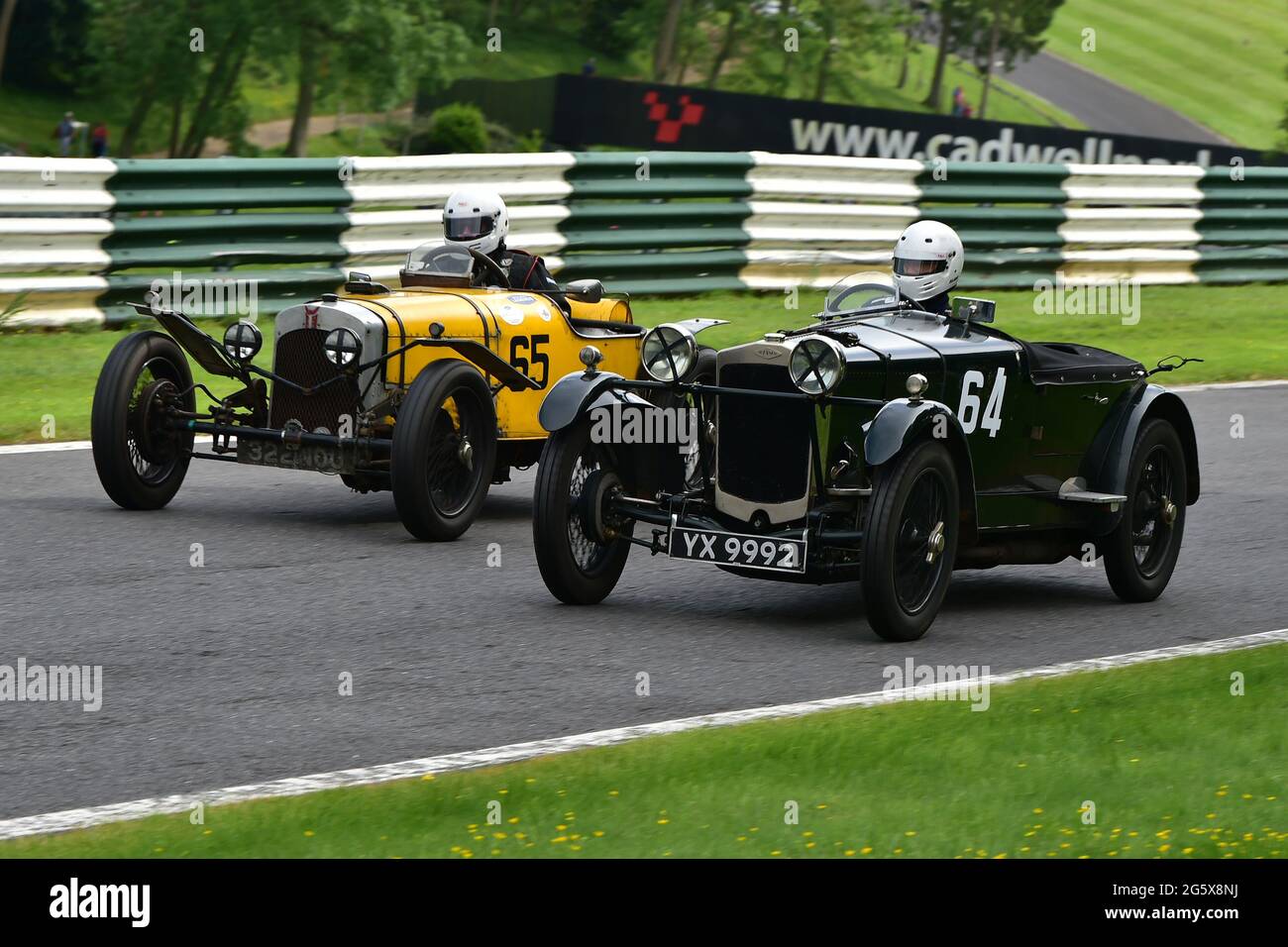 Tom Walker, GN Special, Yushan NG, Frazer Nash Super Sports, Frazer Nash/GN Race, VSCC, Vintage Historic Motorsport Festival, Shuttleworth Nuffield An Foto Stock