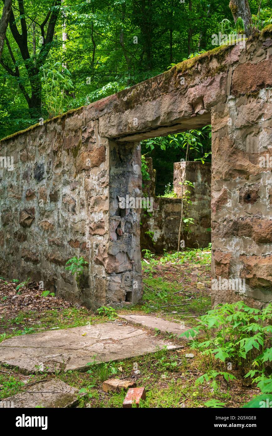 Esercizio storico di estrazione del carbone presso il New River Gorge National Park and Preserve Foto Stock