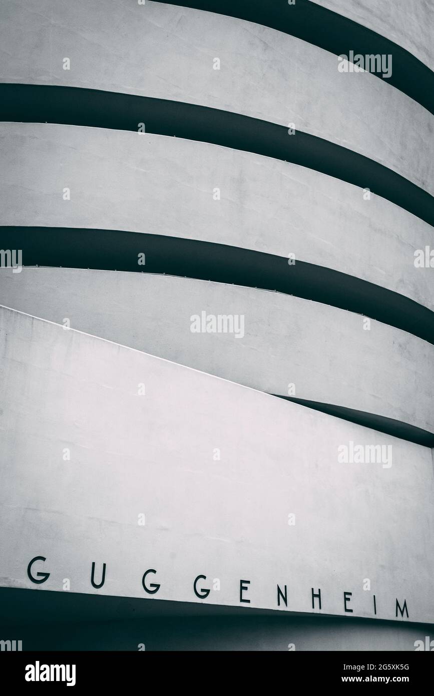 Il Solomon R. Guggenheim Museum, Manhattan, New York City Foto Stock