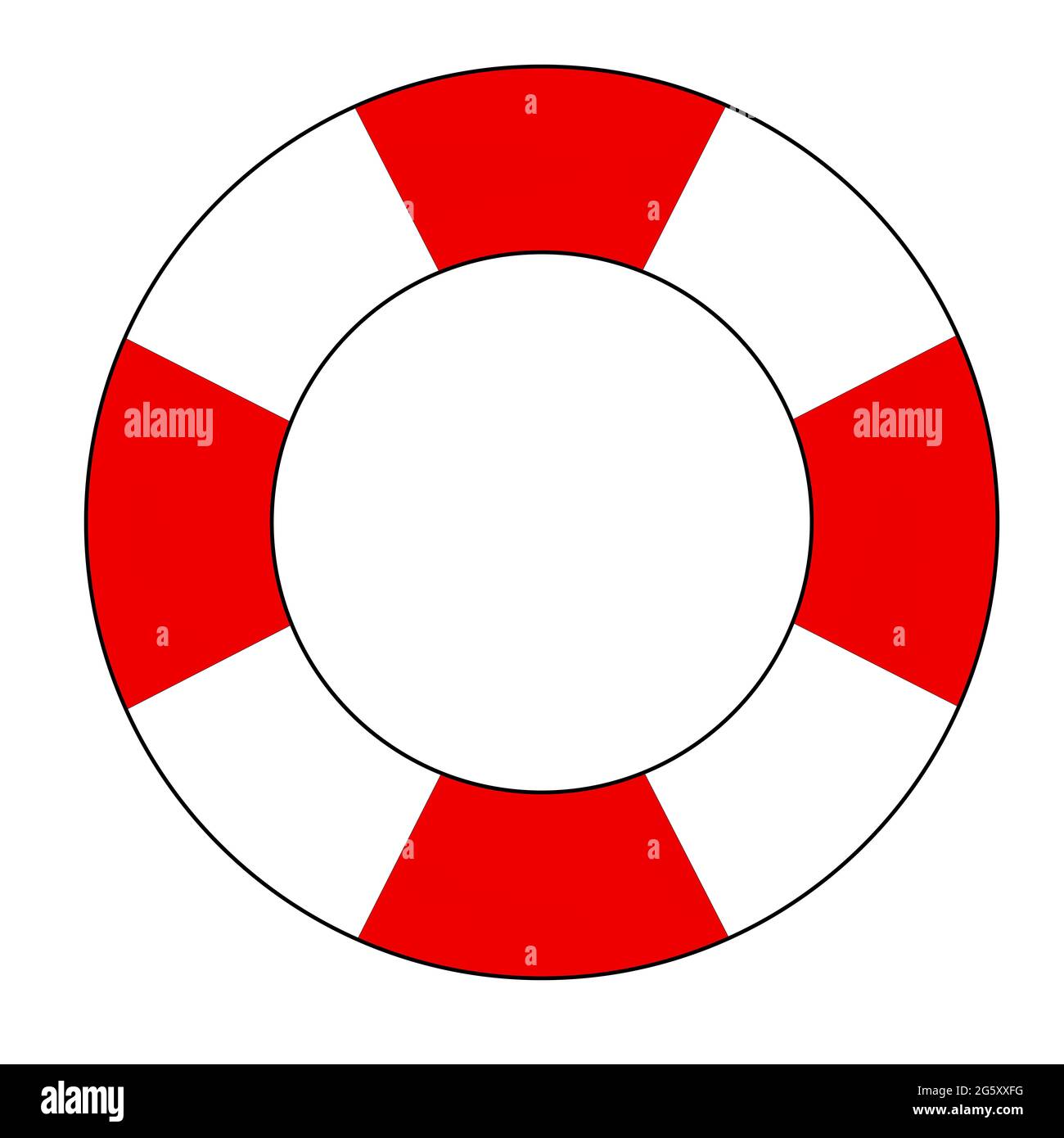 Immagine grafica della cintura di sicurezza rossa e bianca da utilizzare  come icona o logo Foto stock - Alamy