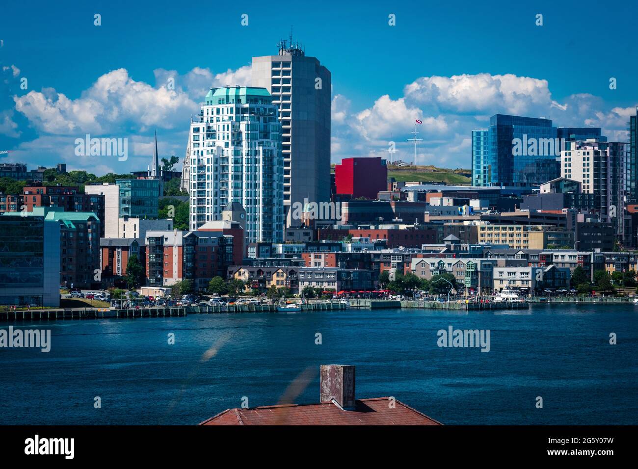 vista panoramica sulla città di halifax Foto Stock