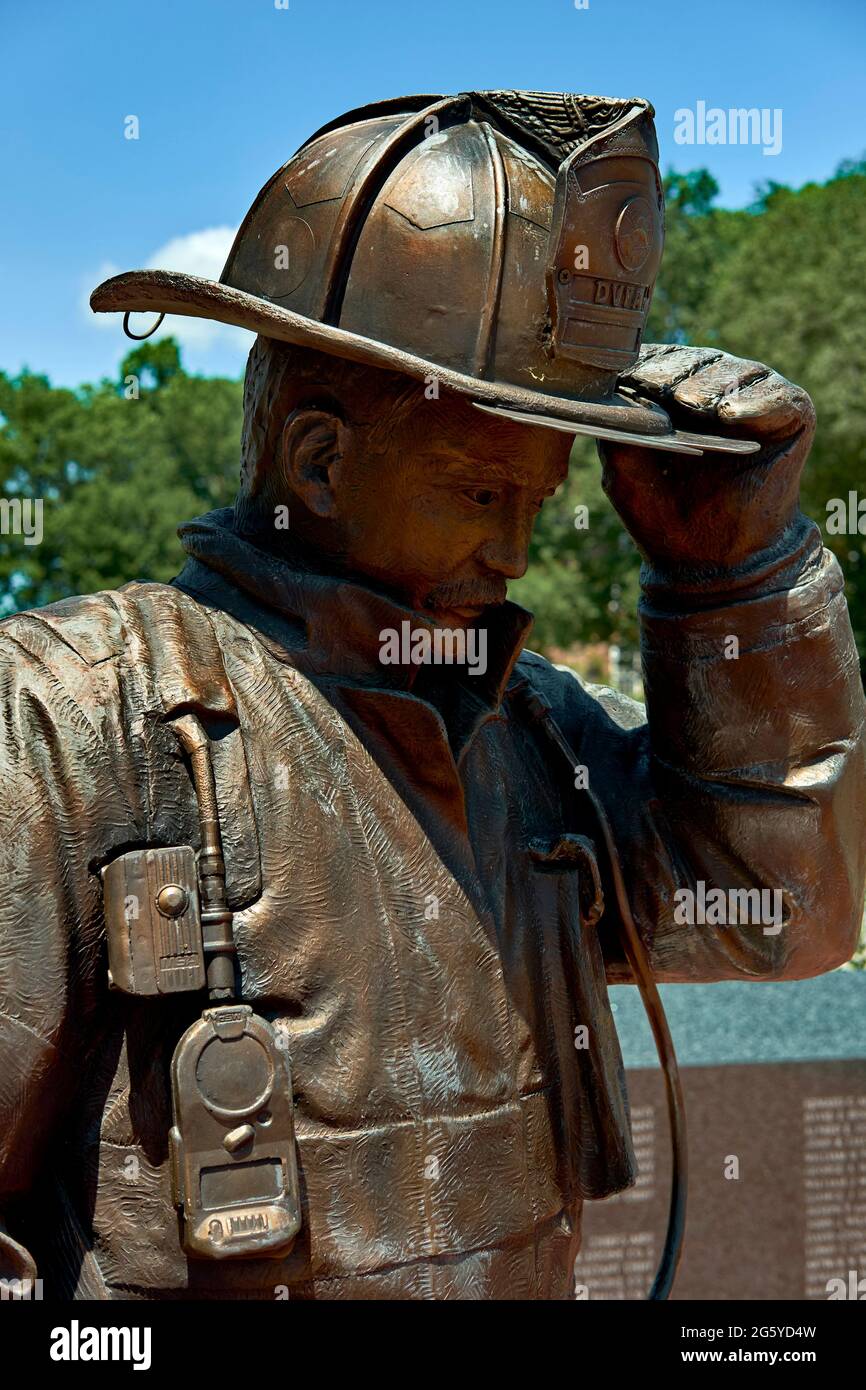 Delaware Fallen Firefighters Memorial, dover, DE. Un memoriale ai vigili del fuoco dello stato del Delaware che sono morti in servizio alle loro comunità Foto Stock