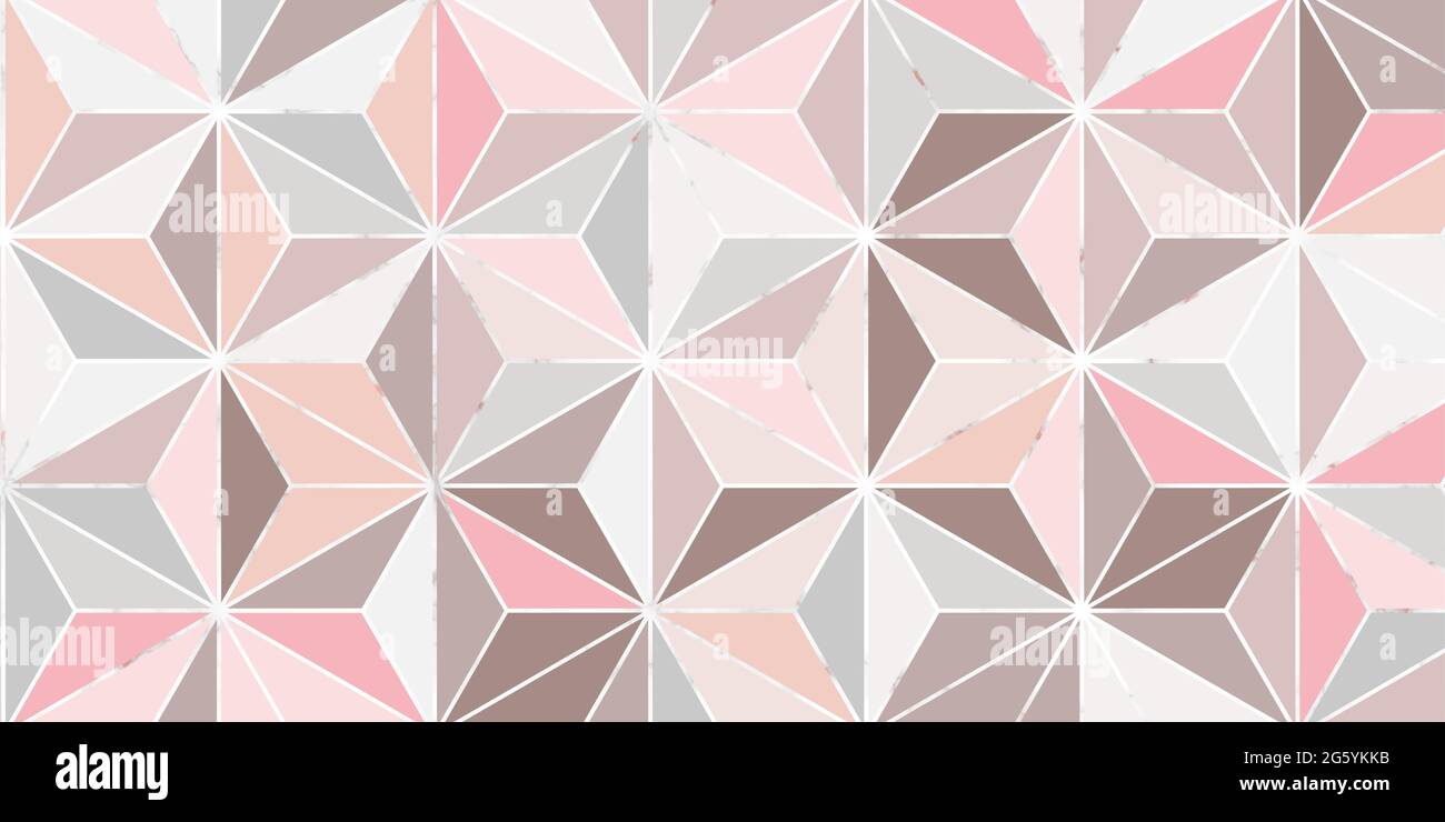 Design moderno con motivo geometrico senza giunture astratto. Colore pastello con linea di marmo elegante sfondo per tappeti, carta da parati, abbigliamento, avvolgimento, batik Illustrazione Vettoriale