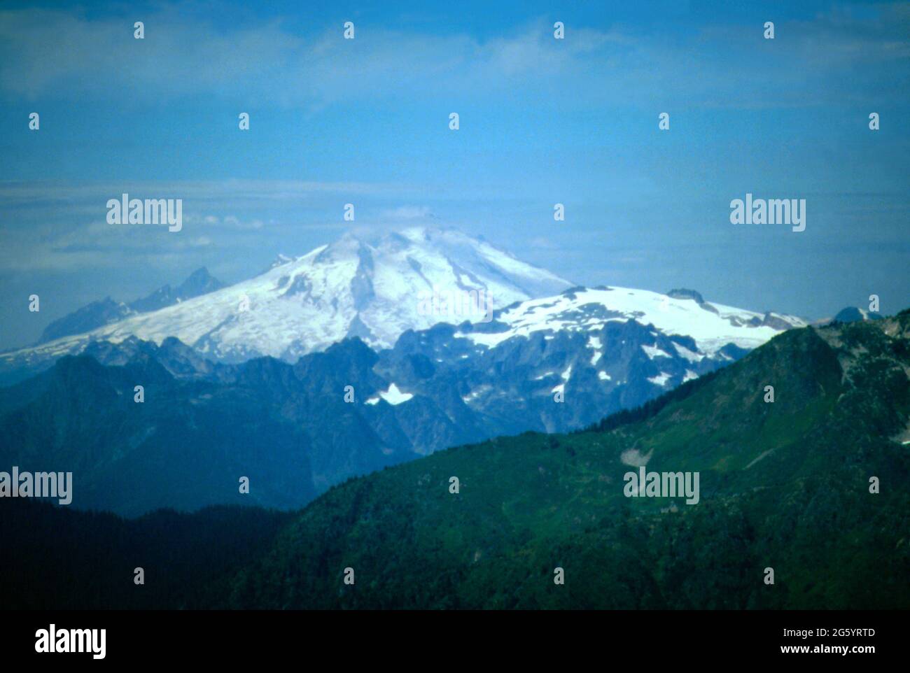 Mt. Baker, o Koma Kulshan da Vesper Peak Foto Stock