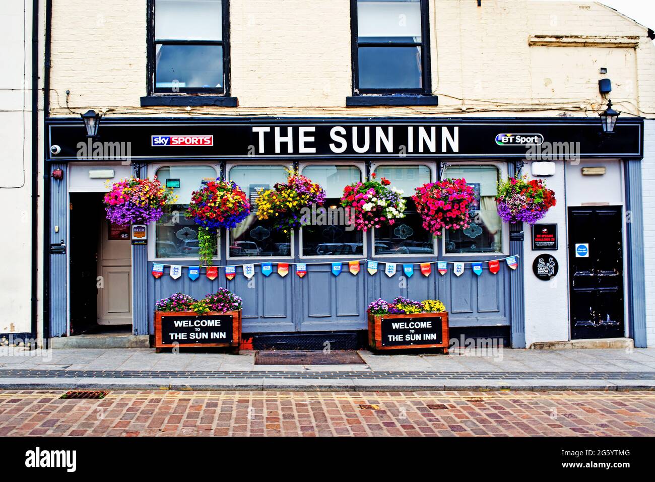 The Sun Inn, Knowle Street, Stockton on Tees, Cleveland, Inghilterra Foto Stock