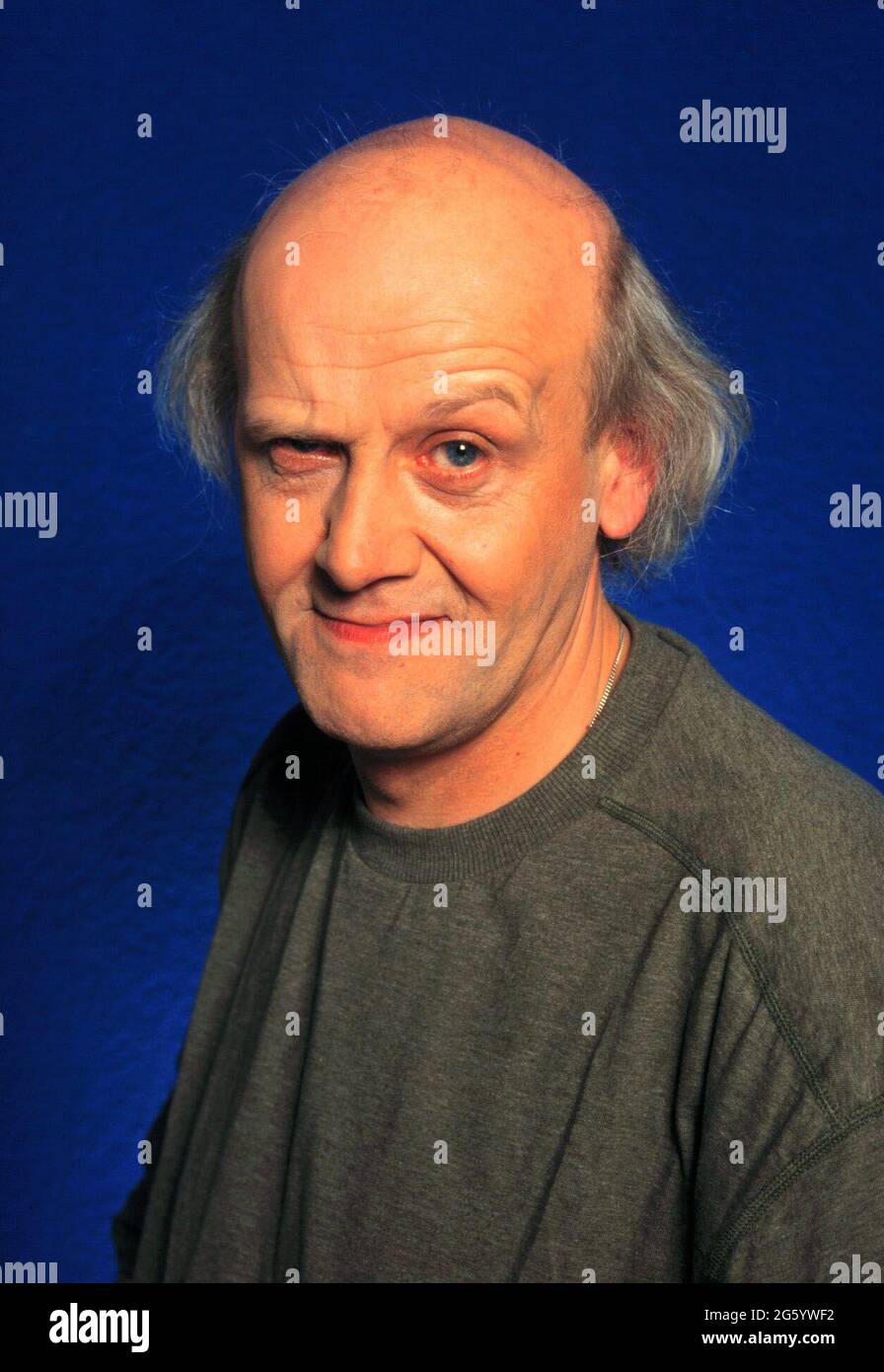 Carry Goossens, belgischer Schauspieler und Komödiant, Ritratto 1998. Carry Goossens, attore e comico belga, ritratto 1998. Foto Stock