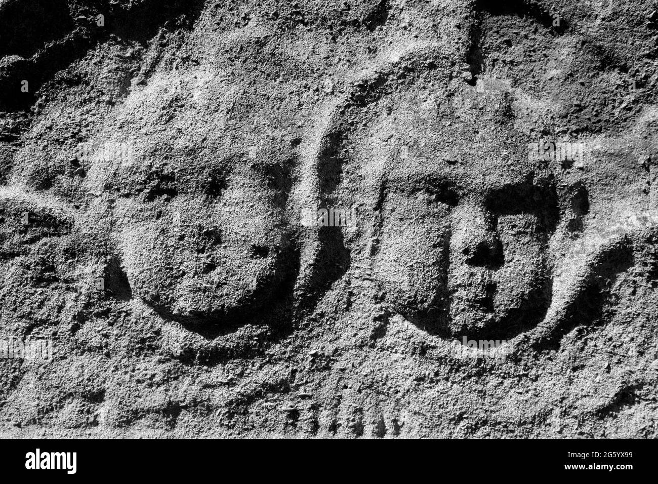 Lapide nell'ex cimitero di St Mary's Gardens, Paddington, Londra, Regno Unito Foto Stock