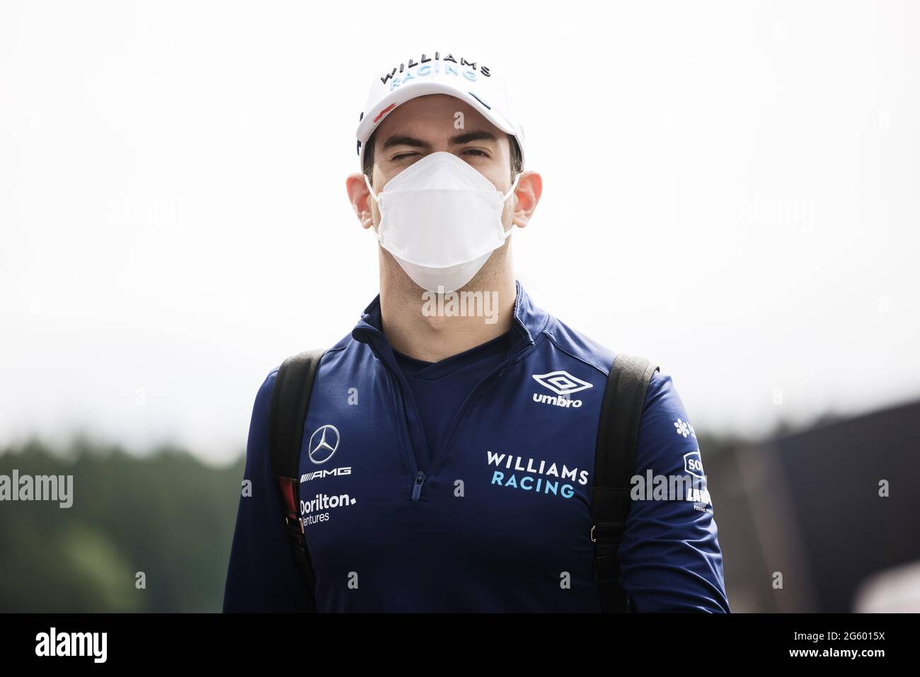 Spielberg, Austria. 01 luglio 2021. Nicholas Latifi (CDN) Williams Racing. Gran Premio d'Austria, giovedì 1 luglio 2021. Spielberg, Austria. Credit: James Moy/Alamy Live News Foto Stock