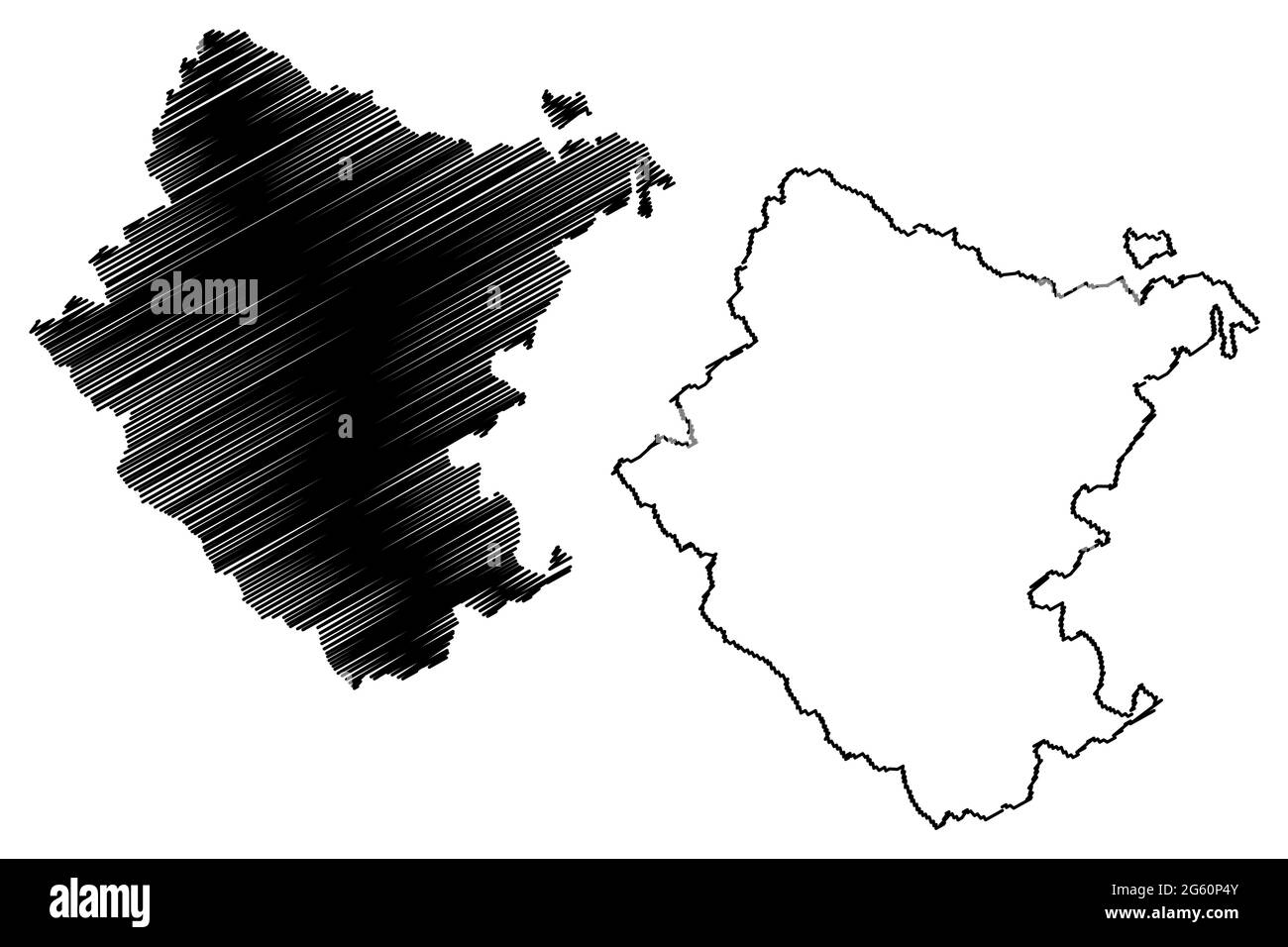 mappa della provincia di arezzo