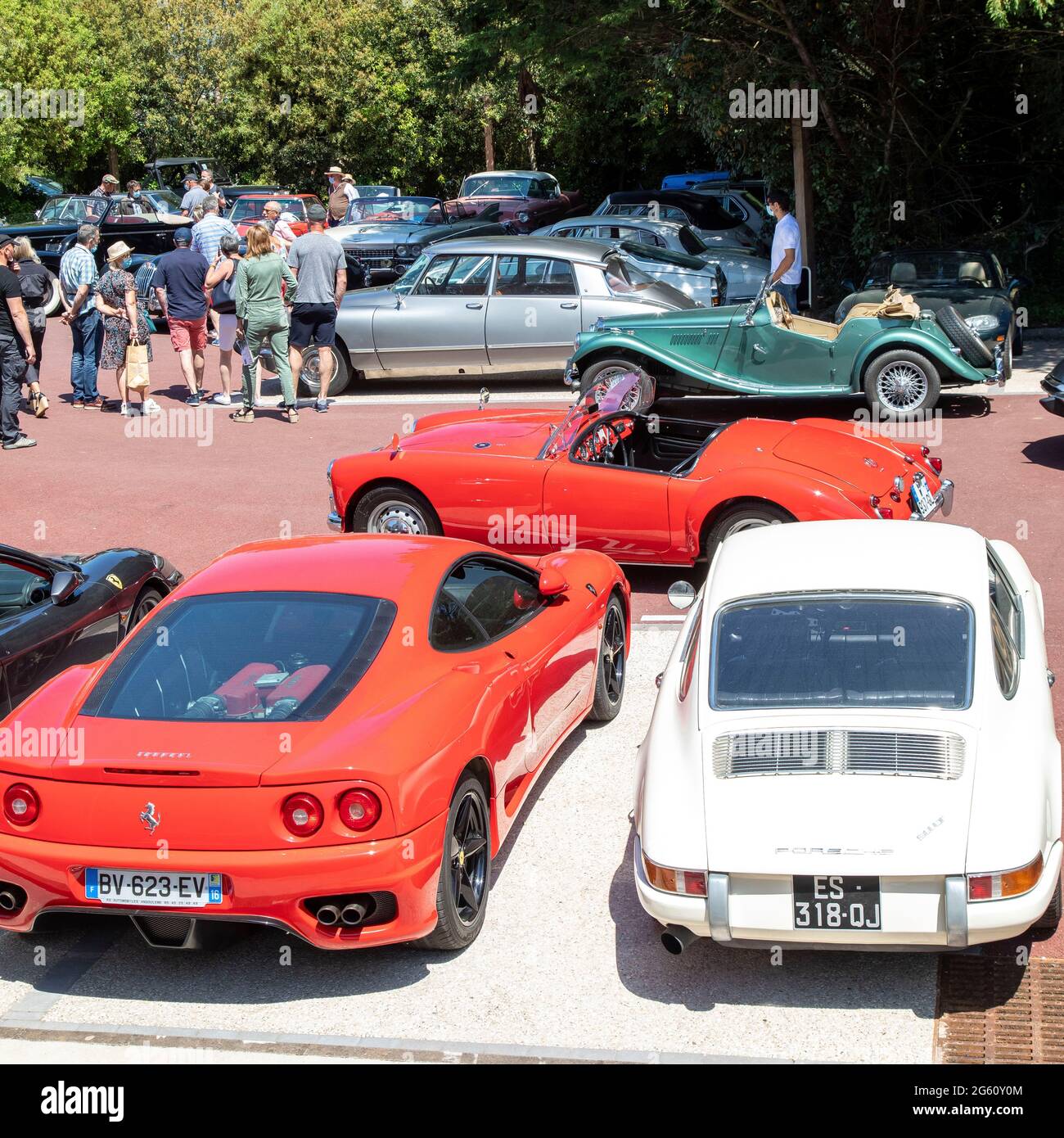 Francia, Pas de Calais, Cote d'Opale, le Touquet, prestigiosa asta di auto da collezione al Grand Hôtel Foto Stock