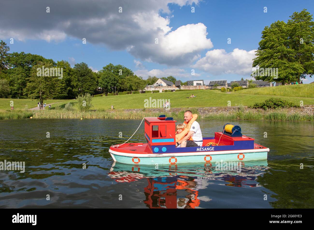 Francia, Nord, Eppe Sauvage, Valjoly località turistica Foto Stock