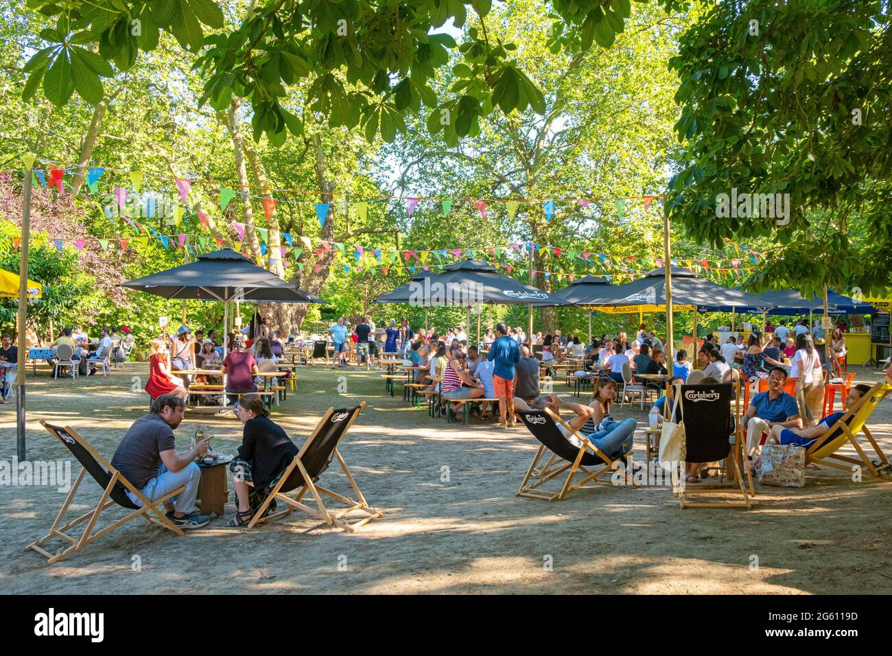 Francia, Parigi, Bois de Vincennes, Chalet de la Porte Jaune, Rosa Bonheur Est Foto Stock
