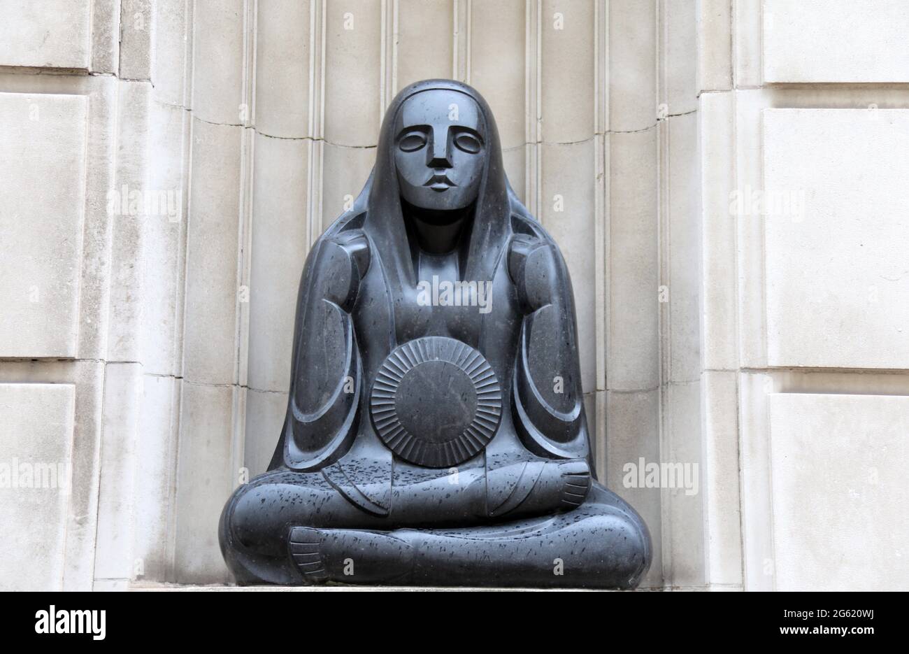 Scultura Art deco a Liverpool Foto Stock